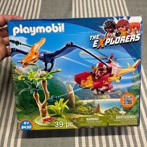 Playmobil The Explorers Dino Adventure Set - Orange and‎ Red